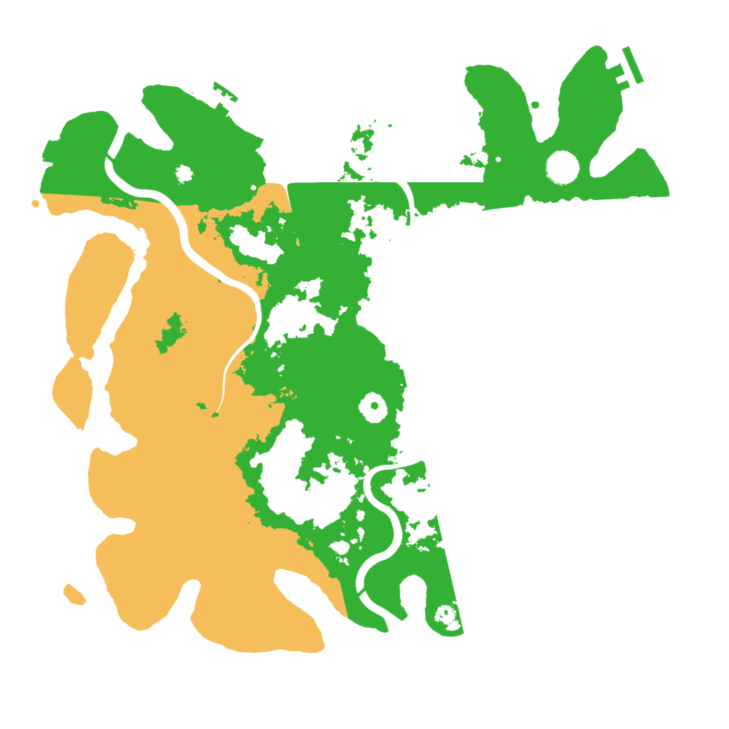 Biome Rust Map: Procedural Map, Size: 3850, Seed: 8839632