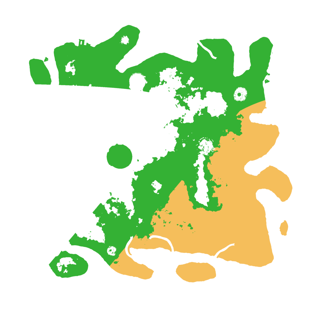 Biome Rust Map: Procedural Map, Size: 3500, Seed: 175150525