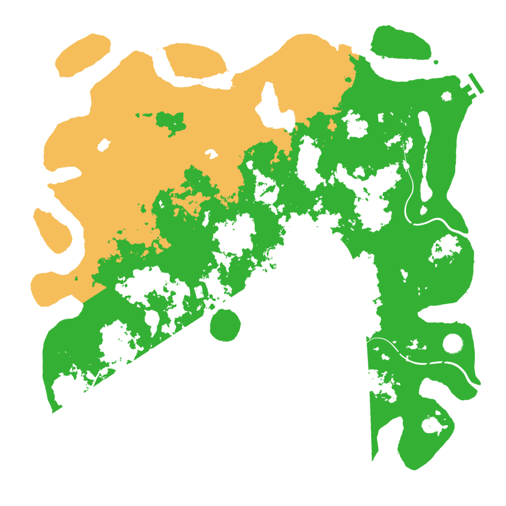 Biome Rust Map: Procedural Map, Size: 4500, Seed: 473774