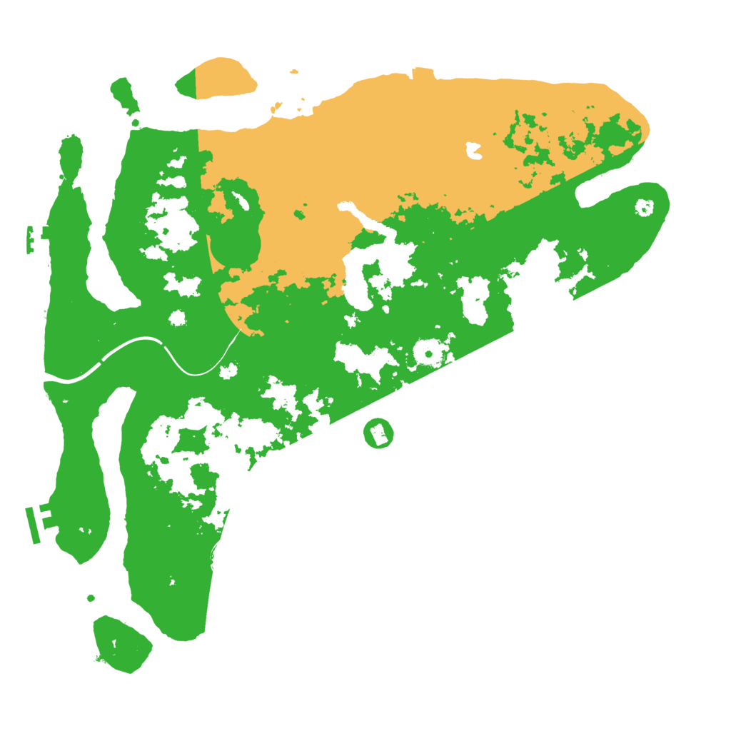 Biome Rust Map: Procedural Map, Size: 4000, Seed: 6134437