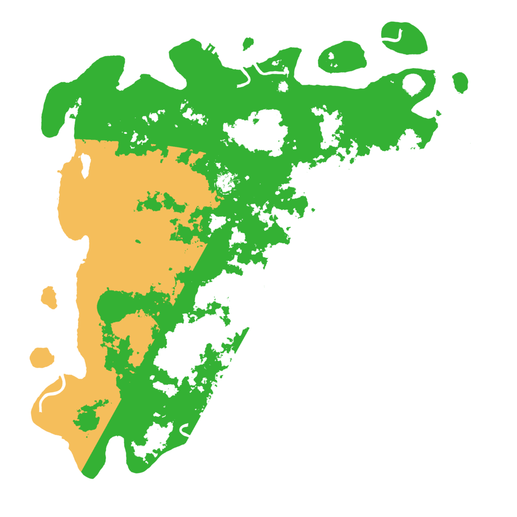 Biome Rust Map: Procedural Map, Size: 4500, Seed: 34634634