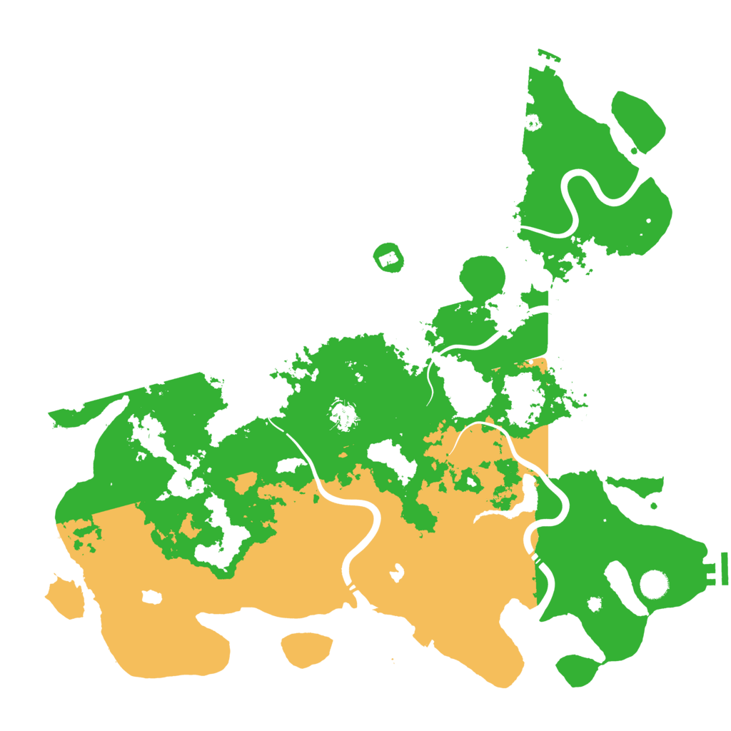 Biome Rust Map: Procedural Map, Size: 4500, Seed: 1787679245