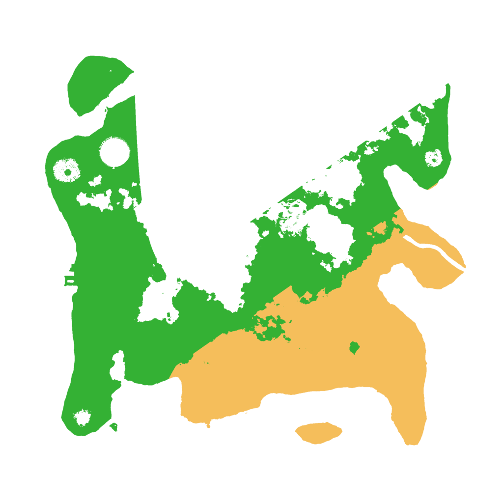 Biome Rust Map: Procedural Map, Size: 3000, Seed: 8571460
