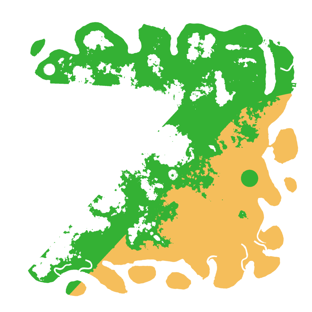 Biome Rust Map: Procedural Map, Size: 4800, Seed: 277220414