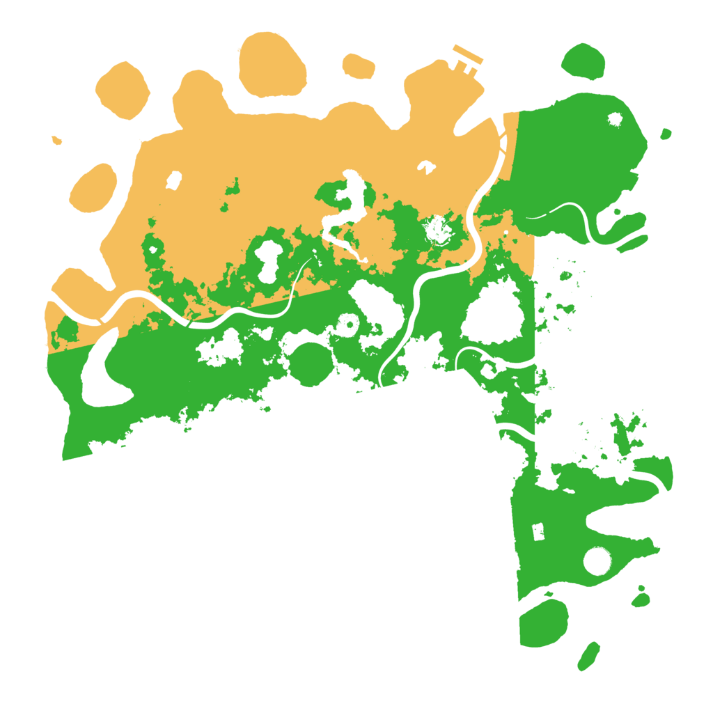 Biome Rust Map: Procedural Map, Size: 4500, Seed: 1548962169
