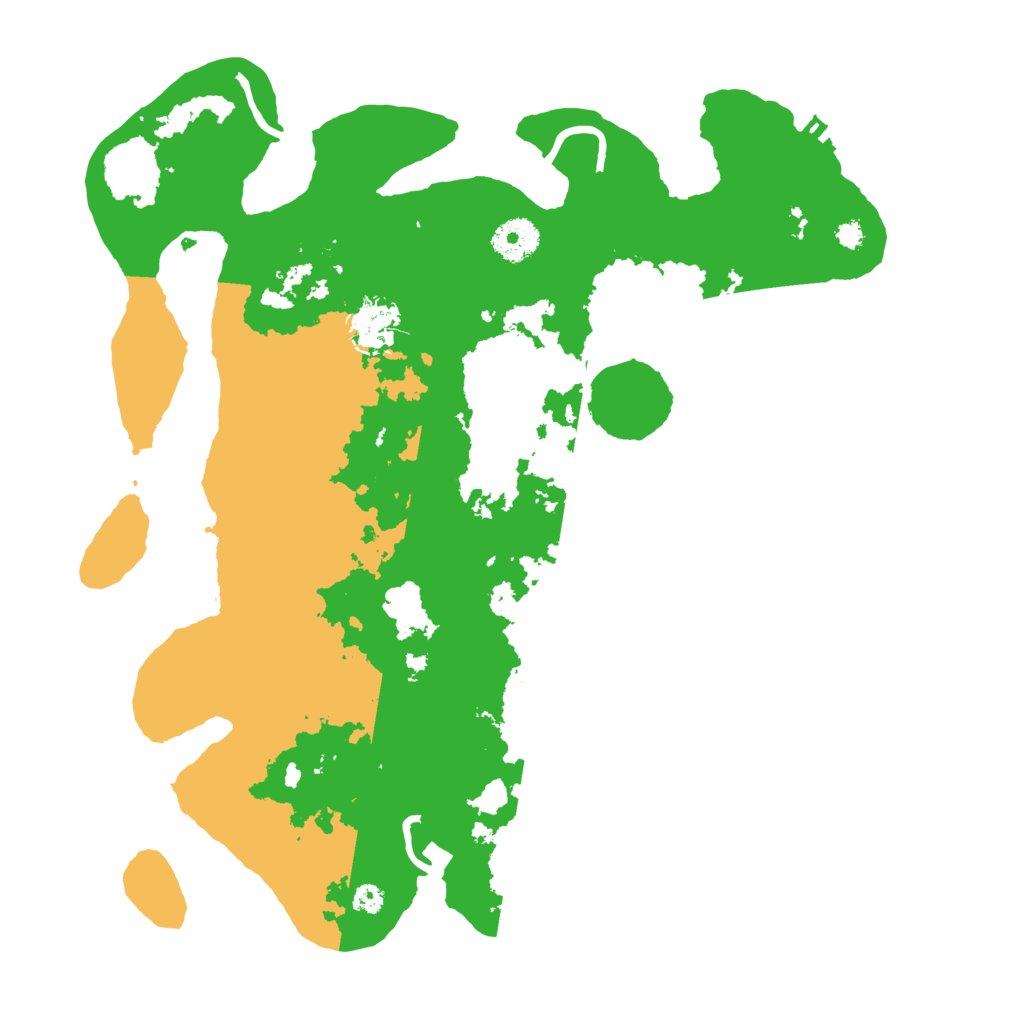 Biome Rust Map: Procedural Map, Size: 3500, Seed: 71251318
