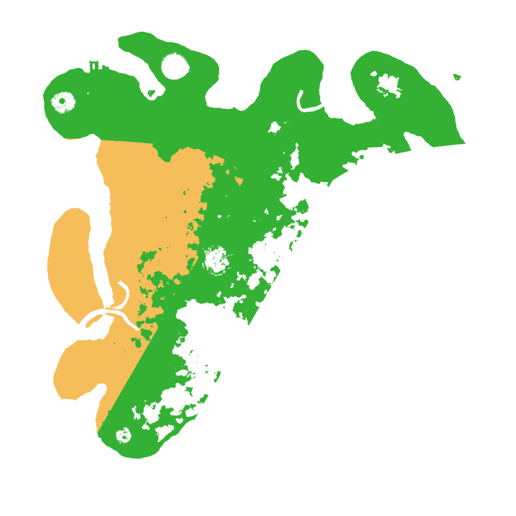 Biome Rust Map: Procedural Map, Size: 3500, Seed: 85007328