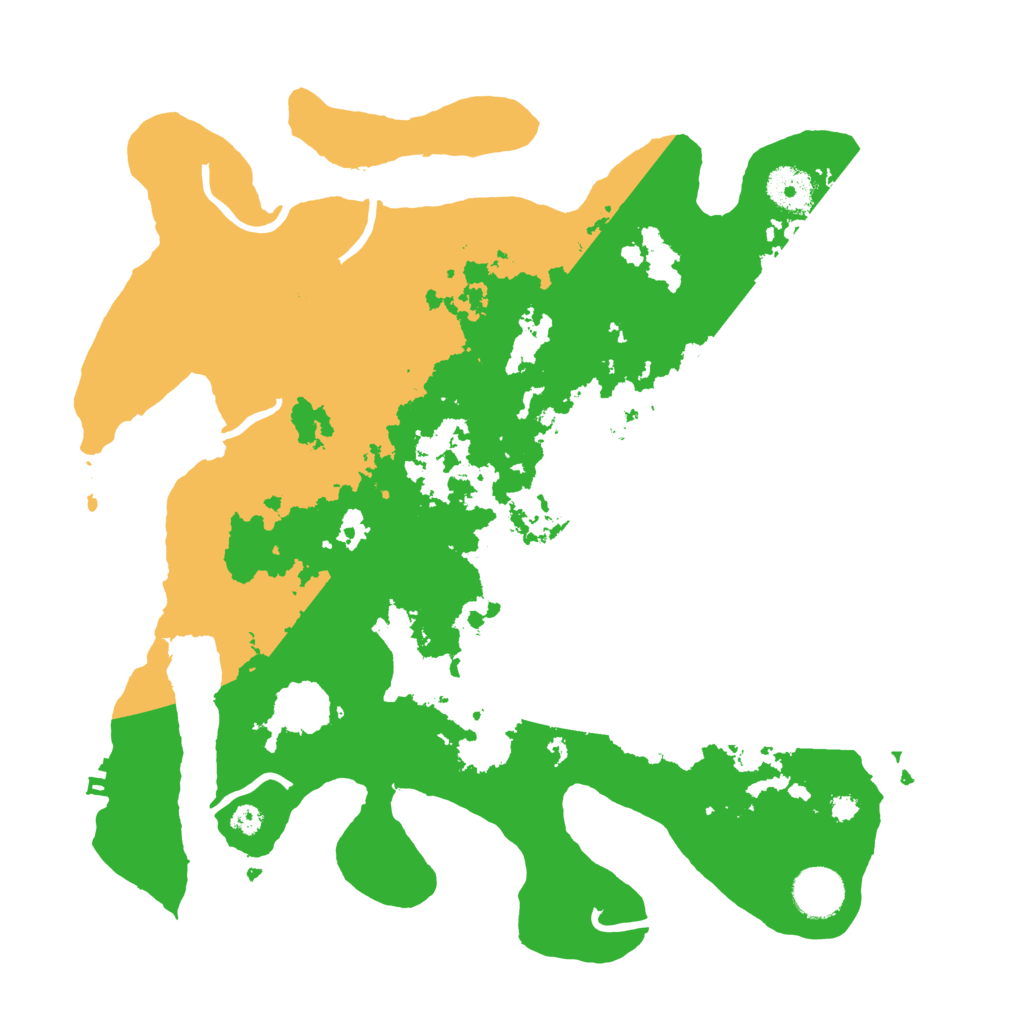 Biome Rust Map: Procedural Map, Size: 3500, Seed: 77572453