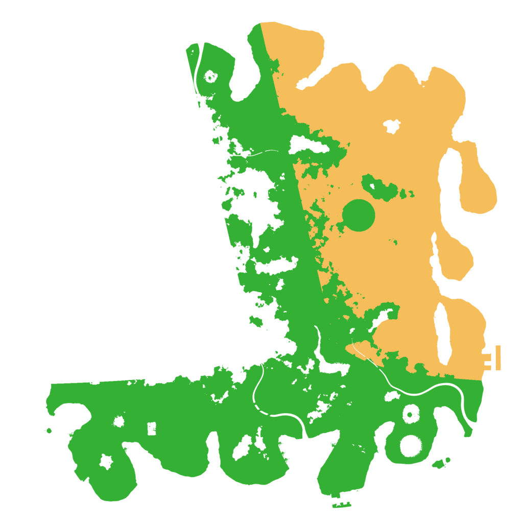 Biome Rust Map: Procedural Map, Size: 4250, Seed: 697208229