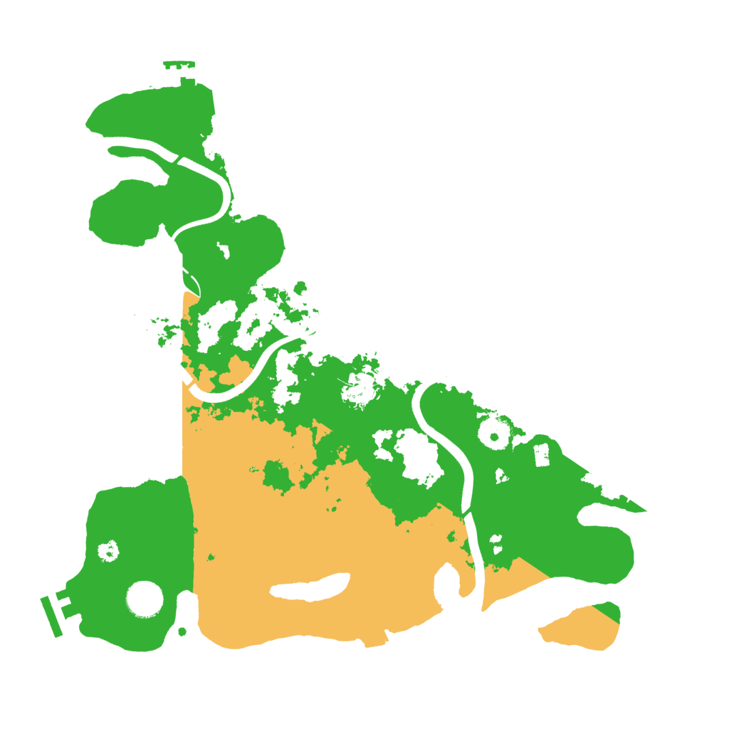 Biome Rust Map: Procedural Map, Size: 3500, Seed: 1186723972