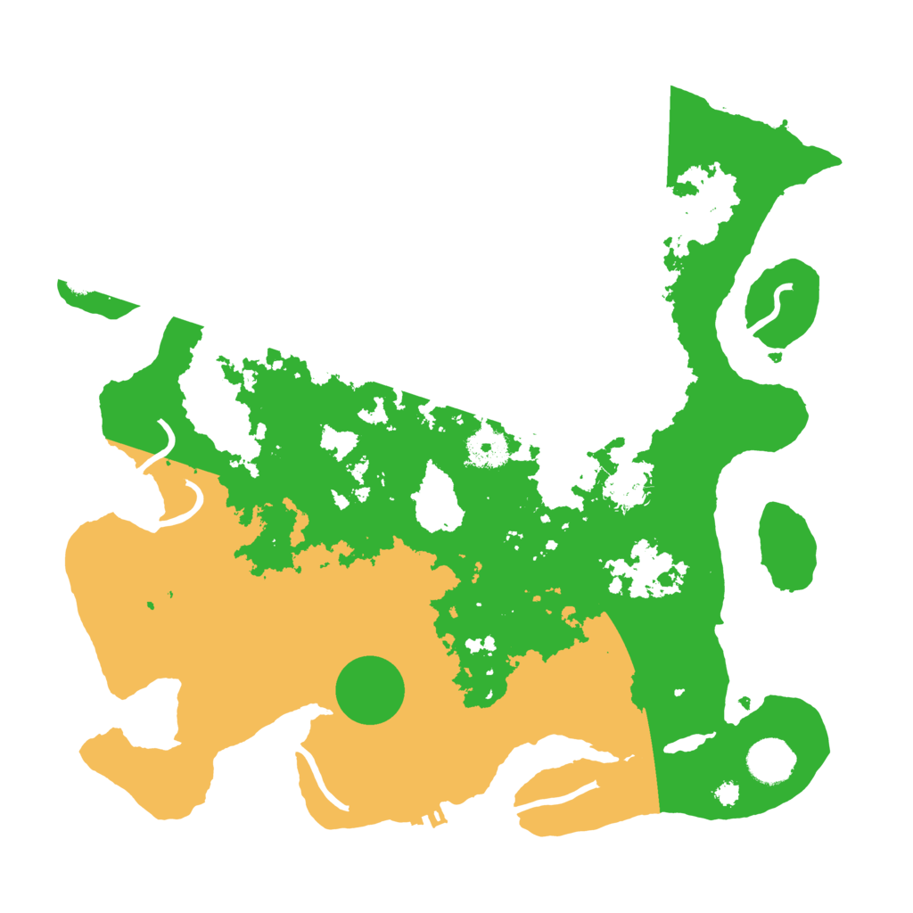 Biome Rust Map: Procedural Map, Size: 3500, Seed: 532180720