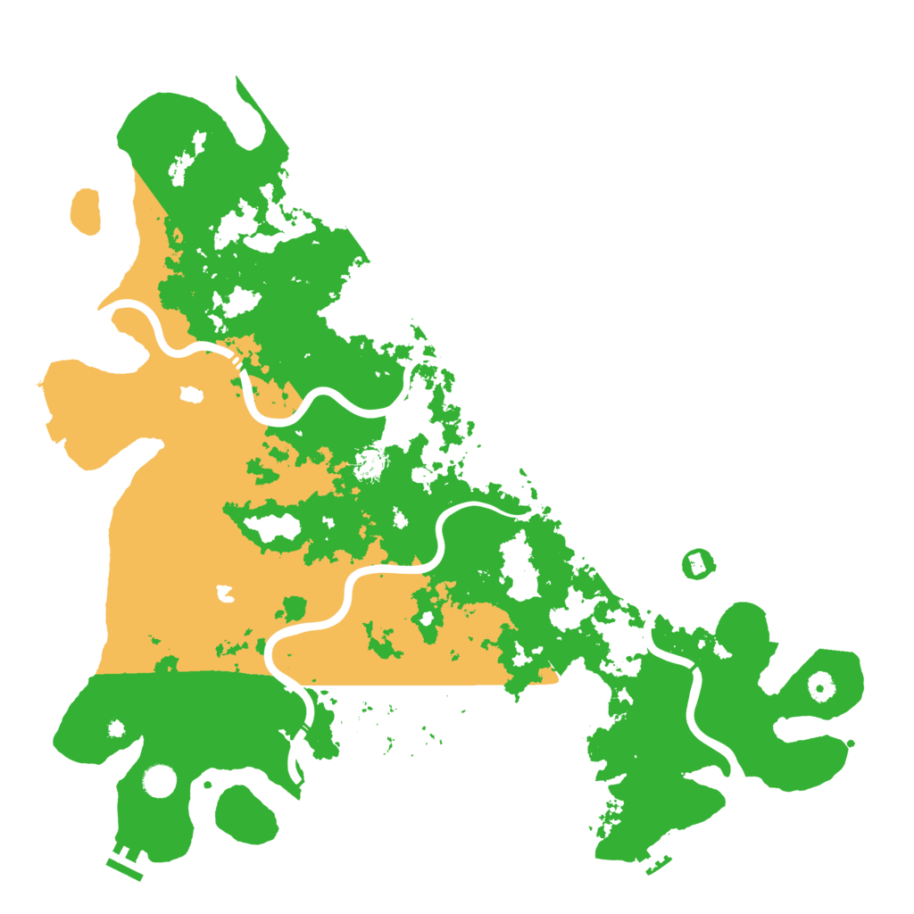 Biome Rust Map: Procedural Map, Size: 4800, Seed: 122687095