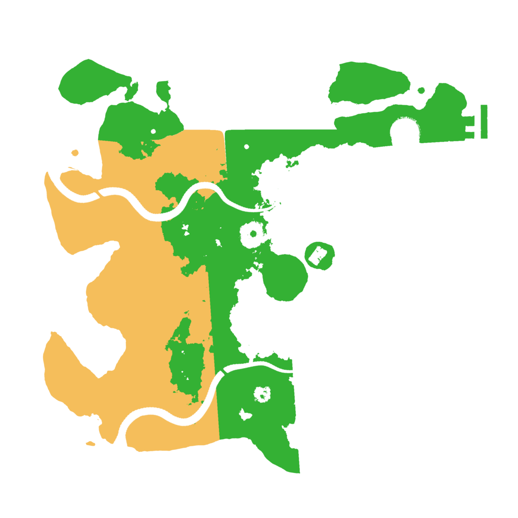 Biome Rust Map: Procedural Map, Size: 3100, Seed: 1753194855