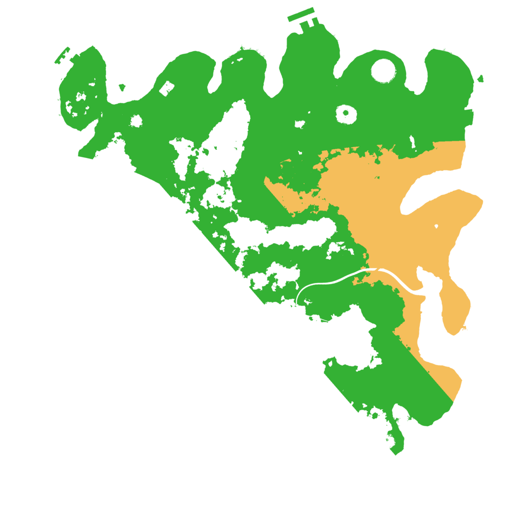 Biome Rust Map: Procedural Map, Size: 3850, Seed: 41189576
