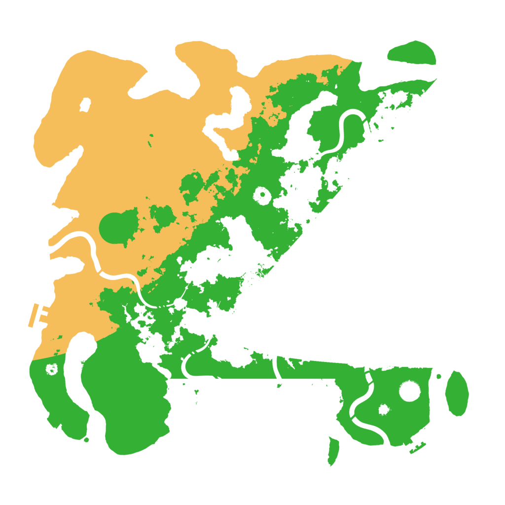 Biome Rust Map: Procedural Map, Size: 4250, Seed: 960502975