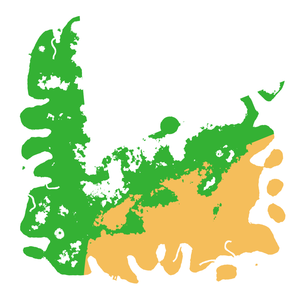 Biome Rust Map: Procedural Map, Size: 4555, Seed: 910000