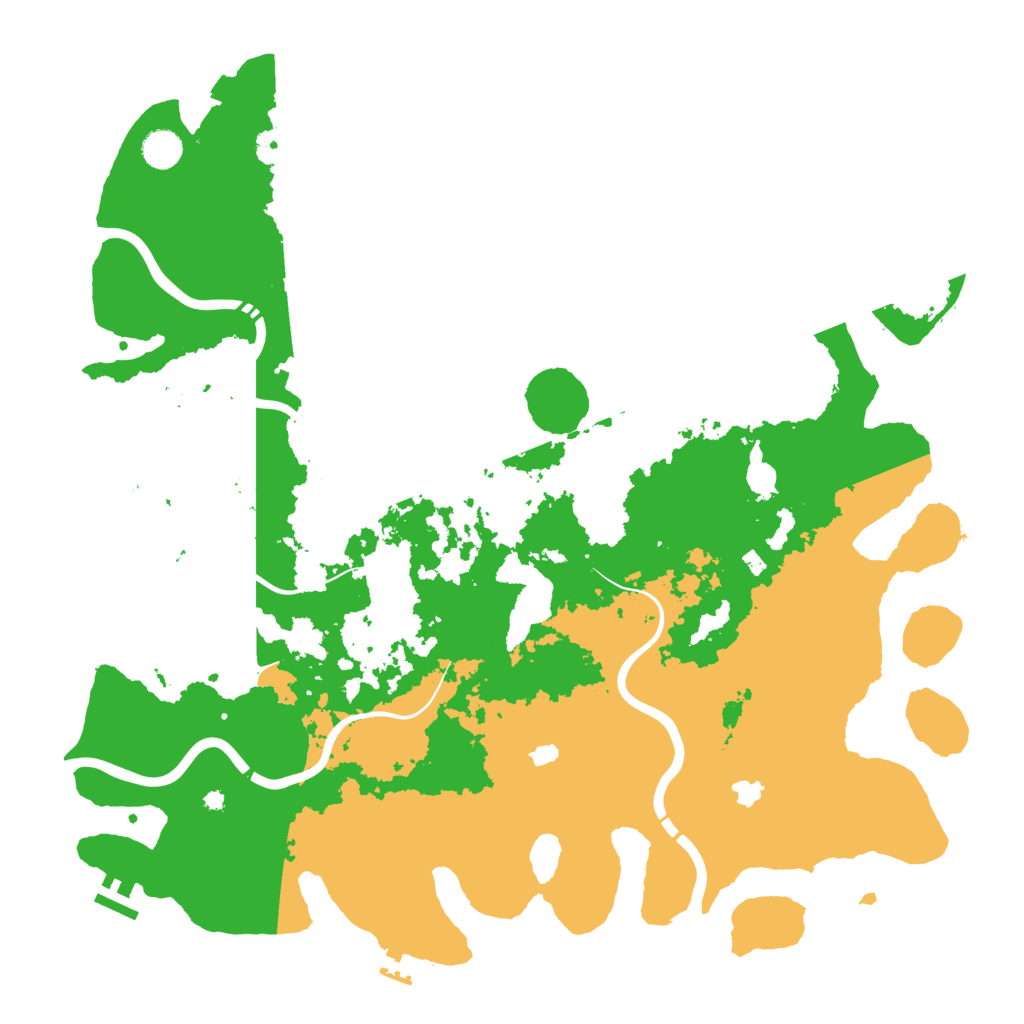 Biome Rust Map: Procedural Map, Size: 4555, Seed: 910000