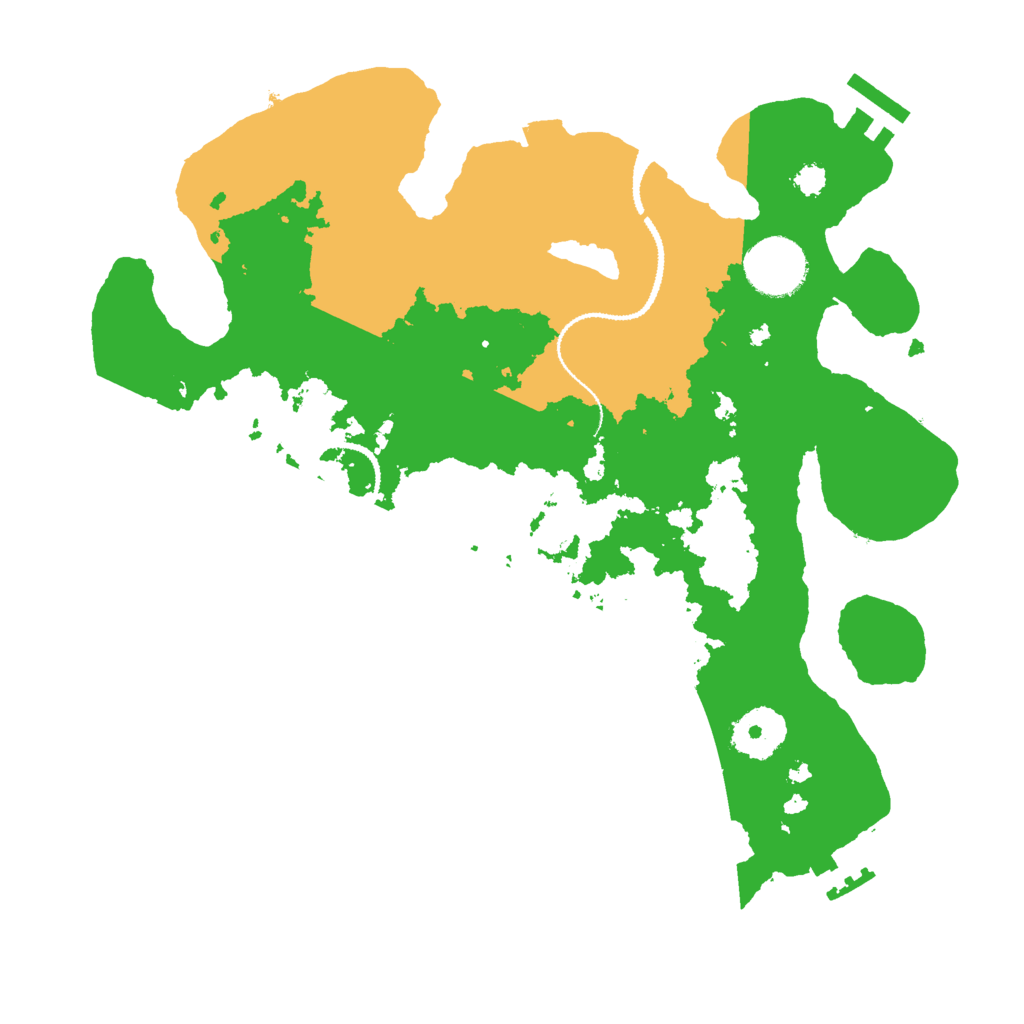 Biome Rust Map: Procedural Map, Size: 3000, Seed: 1880215269