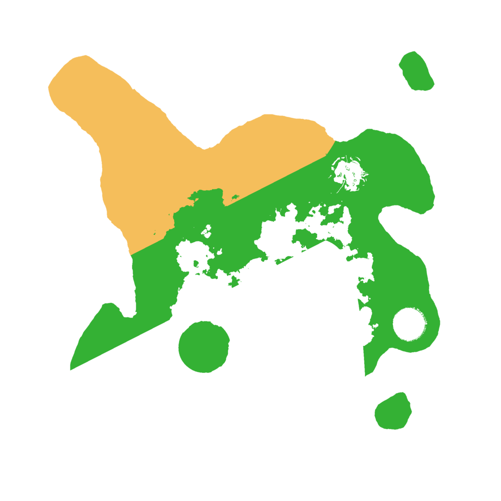 Biome Rust Map: Barren, Size: 2700, Seed: 2025