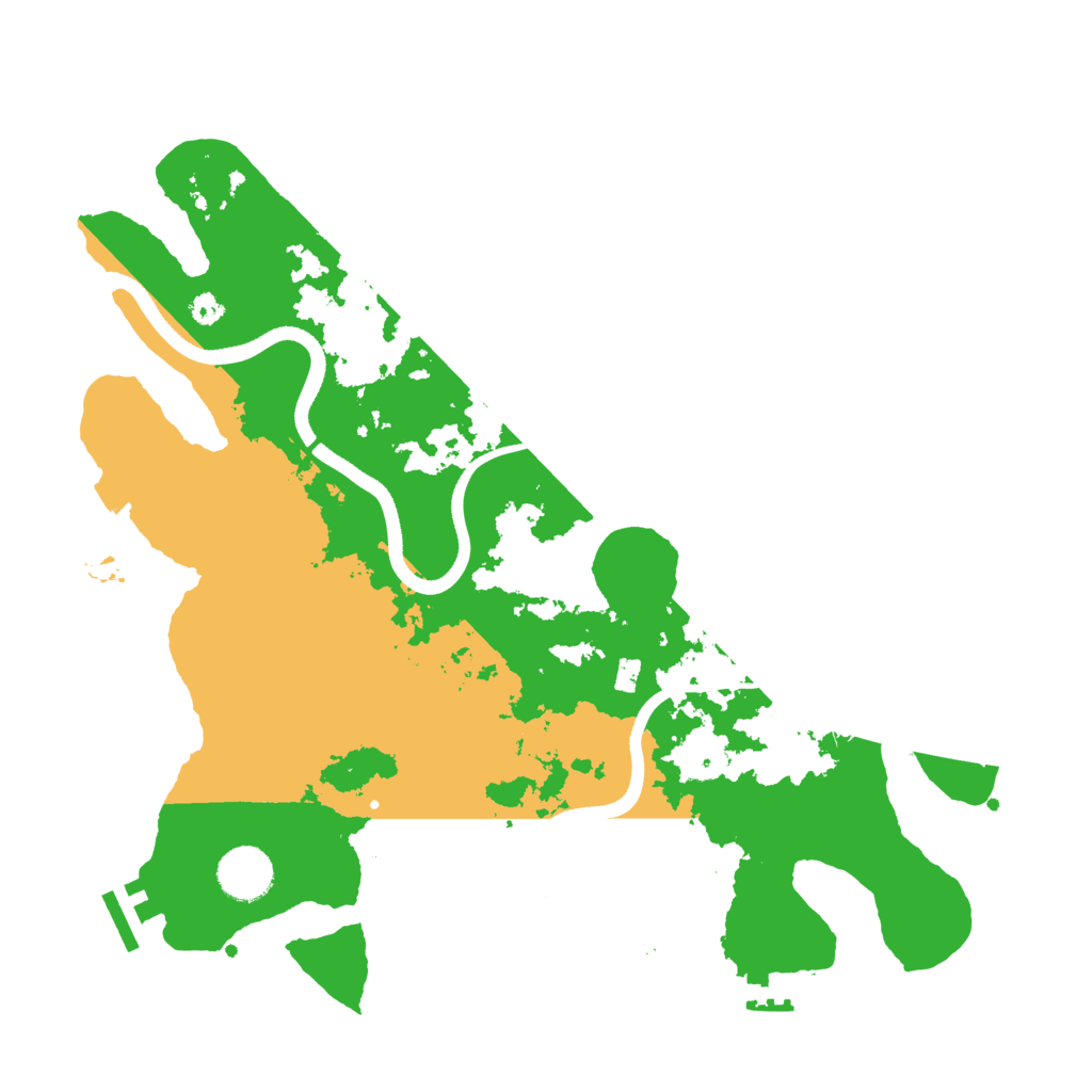 Biome Rust Map: Procedural Map, Size: 3500, Seed: 113795519