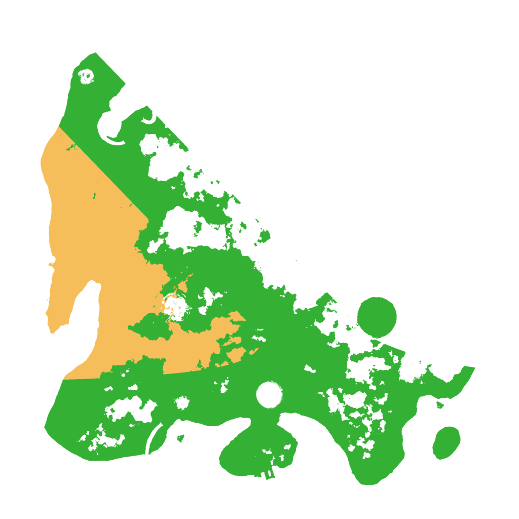 Biome Rust Map: Procedural Map, Size: 3500, Seed: 8622