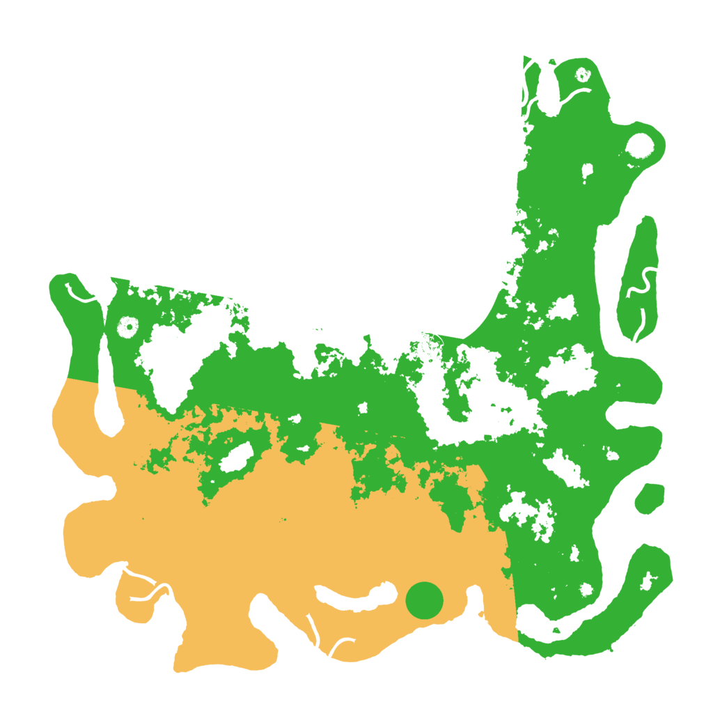 Biome Rust Map: Procedural Map, Size: 5000, Seed: 2040422