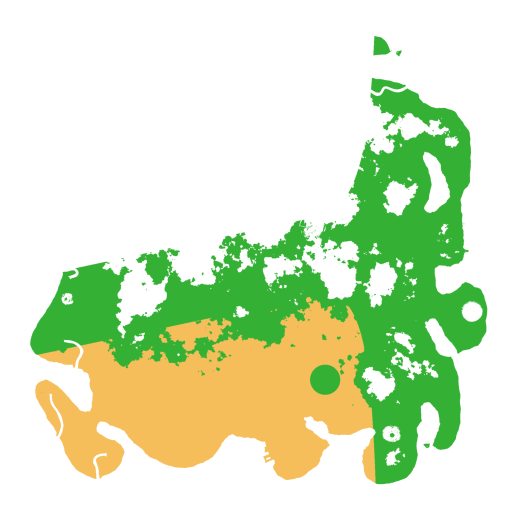 Biome Rust Map: Procedural Map, Size: 4500, Seed: 7623169