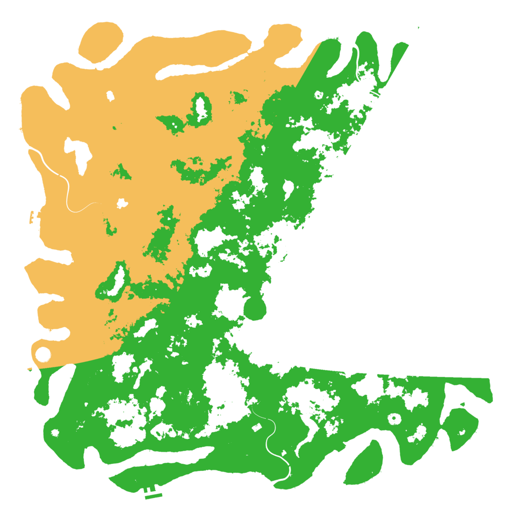 Biome Rust Map: Procedural Map, Size: 6000, Seed: 12092002