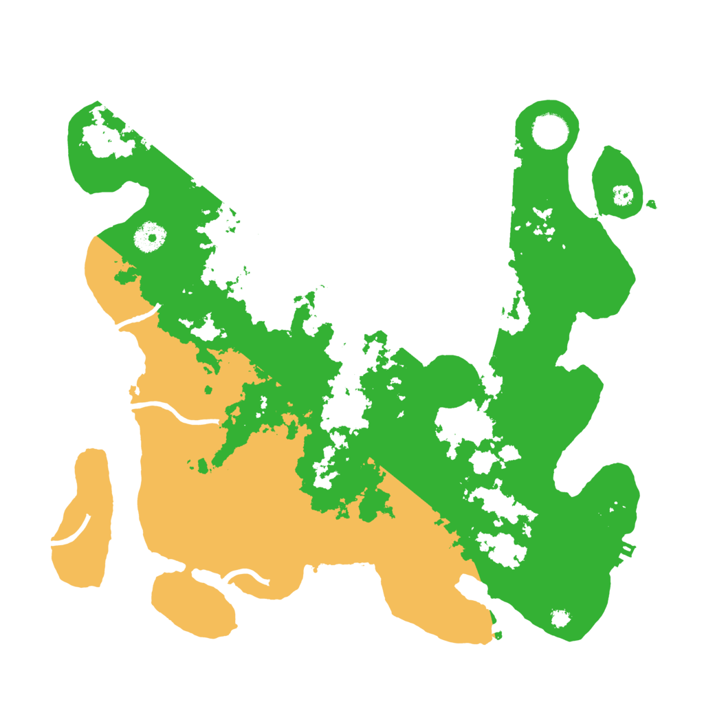 Biome Rust Map: Procedural Map, Size: 3500, Seed: 5465486