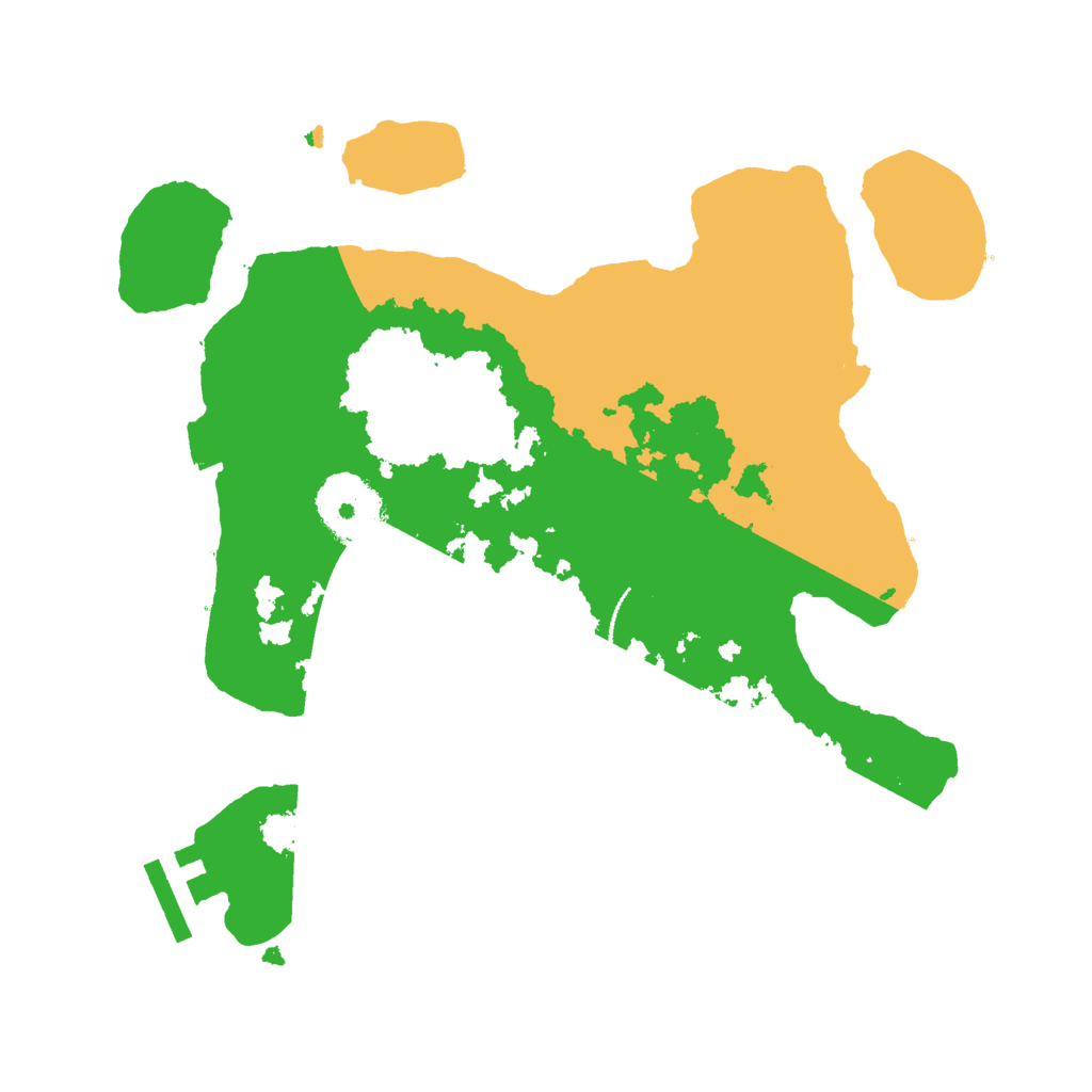 Biome Rust Map: Procedural Map, Size: 2600, Seed: 5231