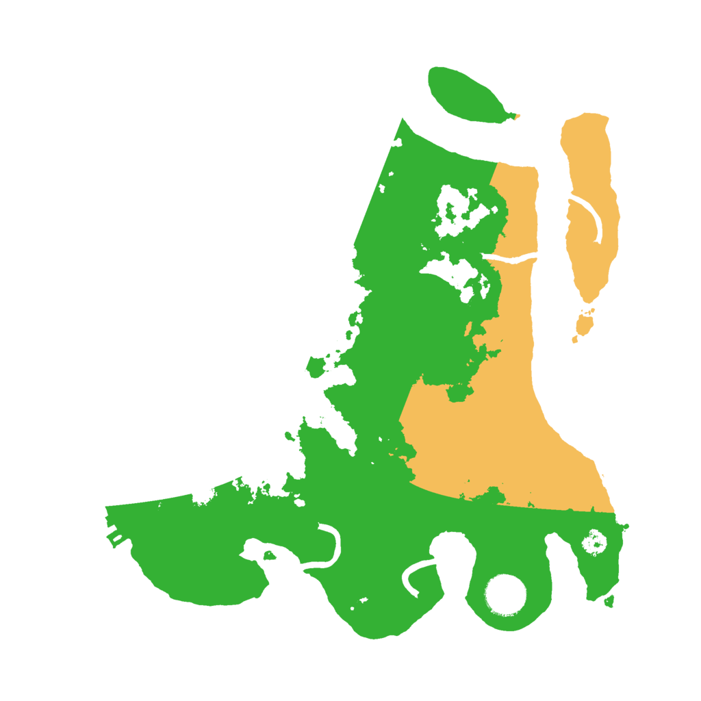 Biome Rust Map: Procedural Map, Size: 3000, Seed: 1364659388