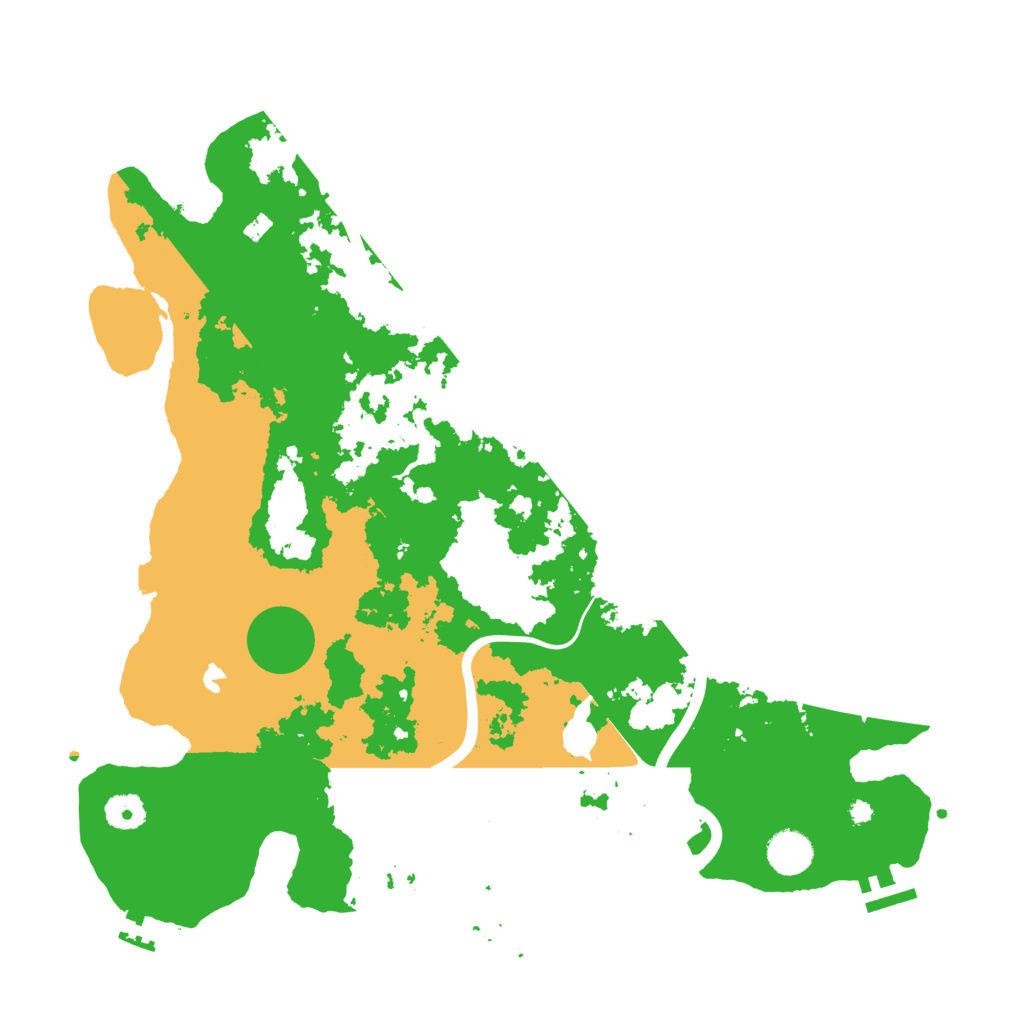 Biome Rust Map: Procedural Map, Size: 4000, Seed: 57271