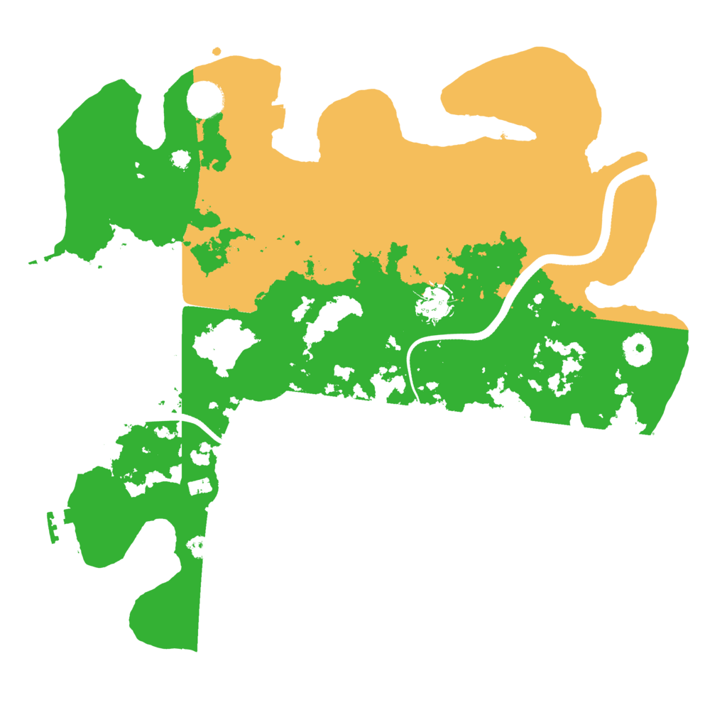 Biome Rust Map: Procedural Map, Size: 3500, Seed: 461563921
