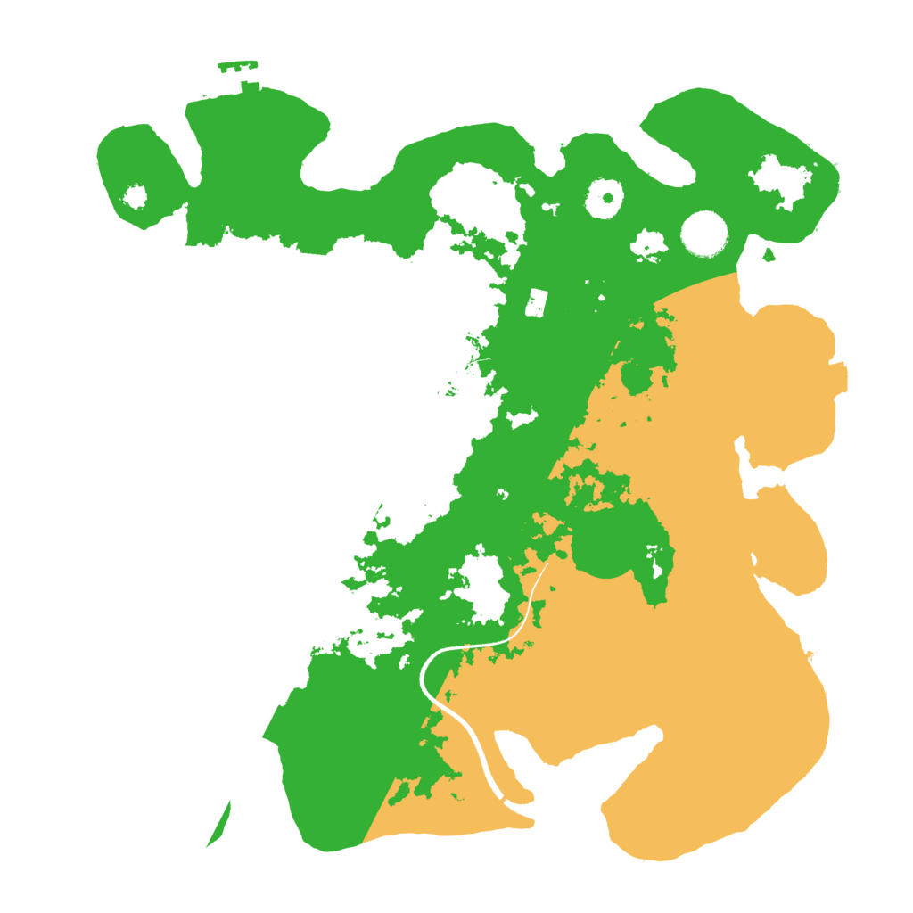 Biome Rust Map: Procedural Map, Size: 3500, Seed: 1882254261