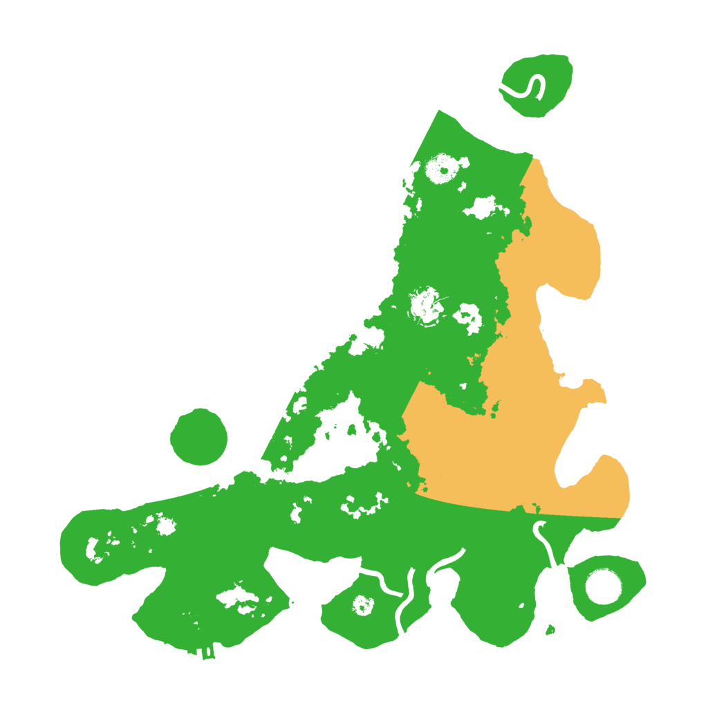 Biome Rust Map: Procedural Map, Size: 3500, Seed: 93216847