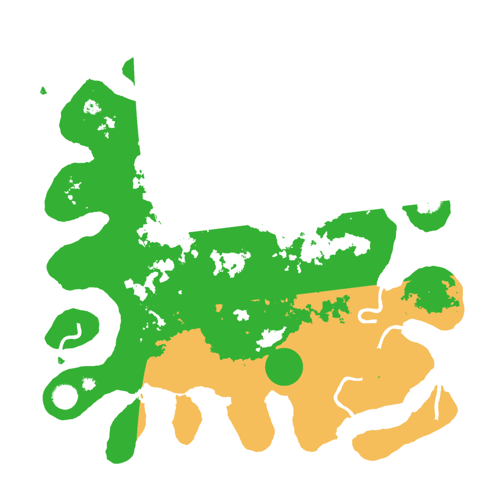 Biome Rust Map: Procedural Map, Size: 3500, Seed: 16845