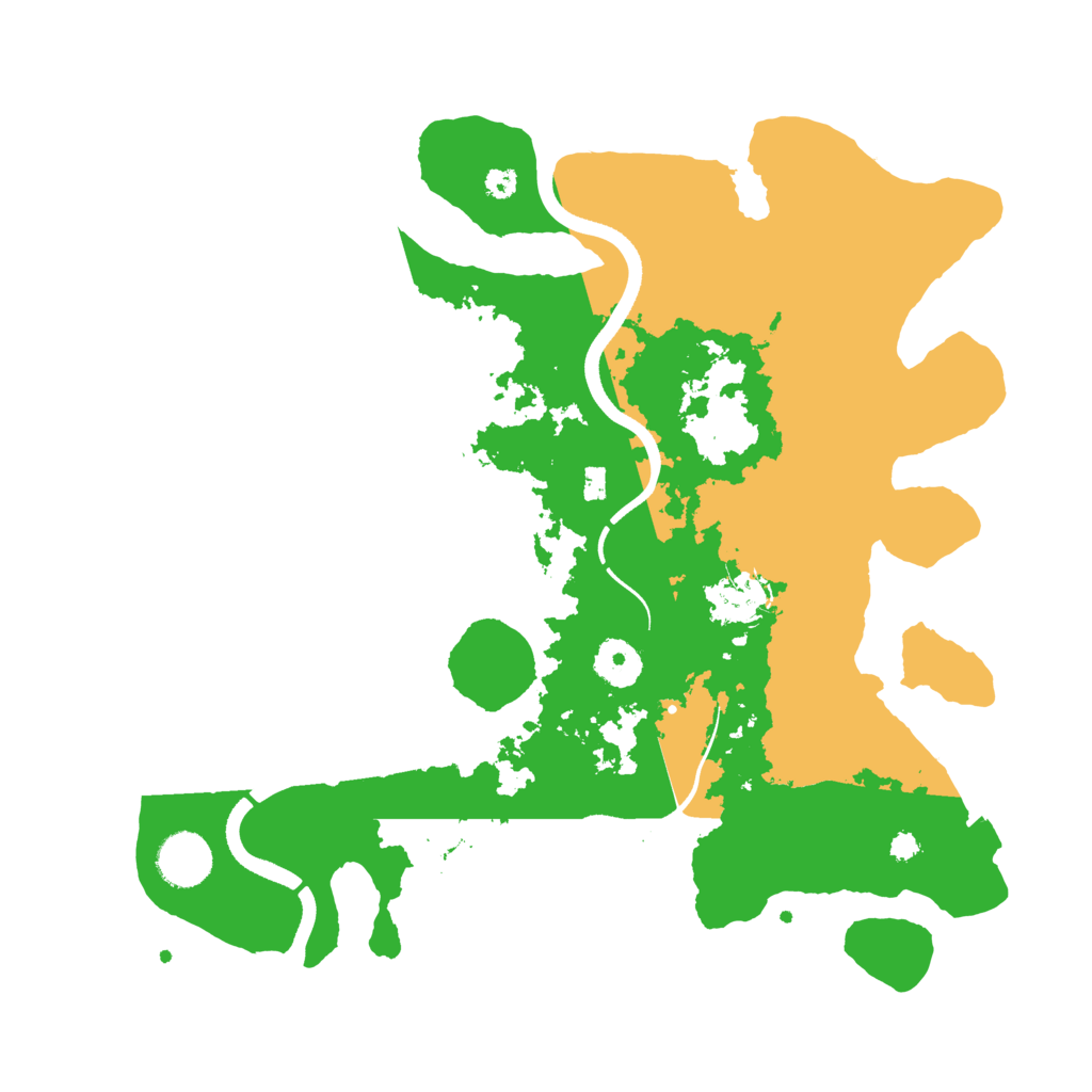 Biome Rust Map: Procedural Map, Size: 3500, Seed: 94057029