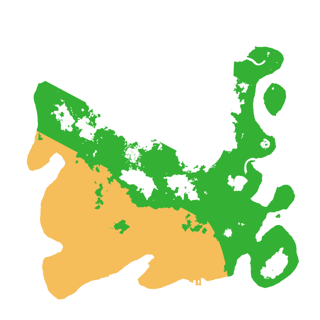 Biome Rust Map: Procedural Map, Size: 3500, Seed: 27200507