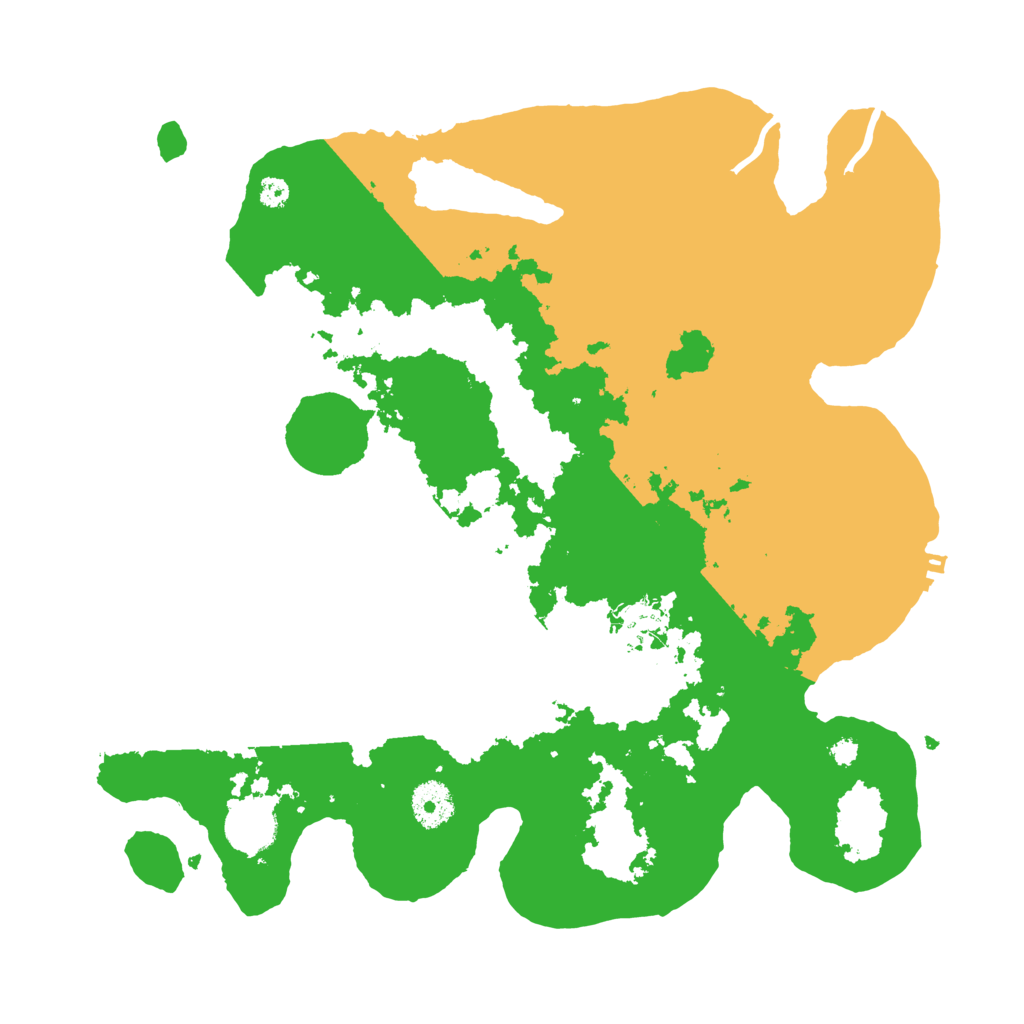 Biome Rust Map: Procedural Map, Size: 3500, Seed: 59171621