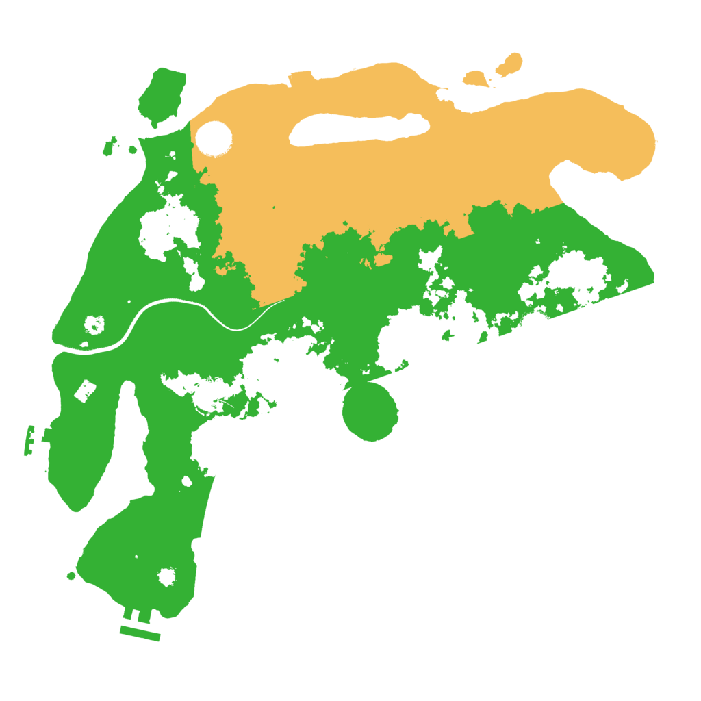 Biome Rust Map: Procedural Map, Size: 3500, Seed: 42604369