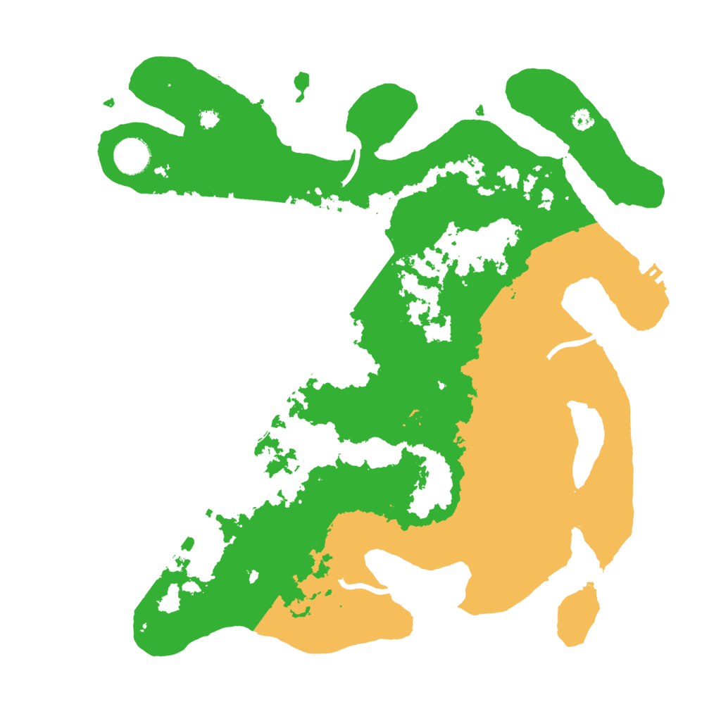 Biome Rust Map: Procedural Map, Size: 3500, Seed: 40890633