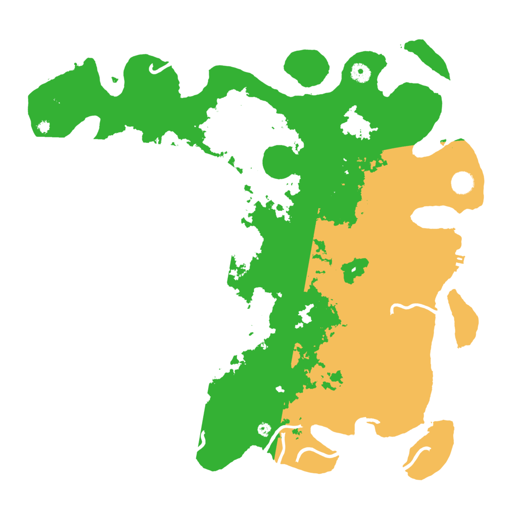 Biome Rust Map: Procedural Map, Size: 4000, Seed: 25566767