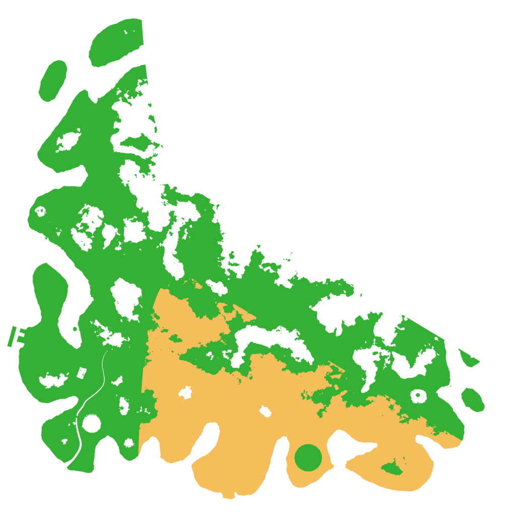 Biome Rust Map: Procedural Map, Size: 5000, Seed: 10501