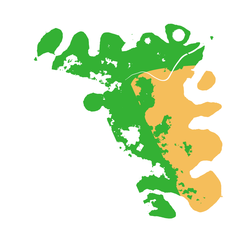 Biome Rust Map: Procedural Map, Size: 3500, Seed: 47707096