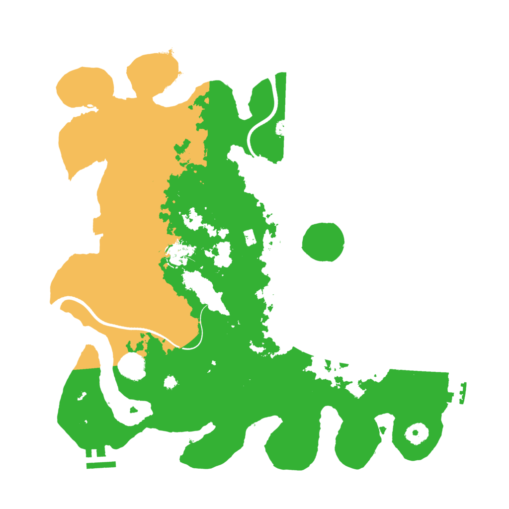 Biome Rust Map: Procedural Map, Size: 3500, Seed: 32648009