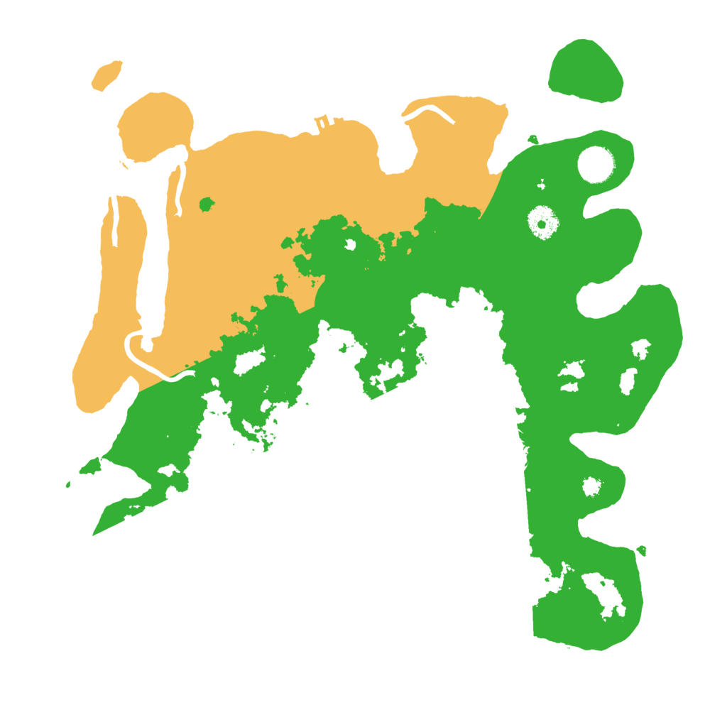 Biome Rust Map: Procedural Map, Size: 3500, Seed: 58803587