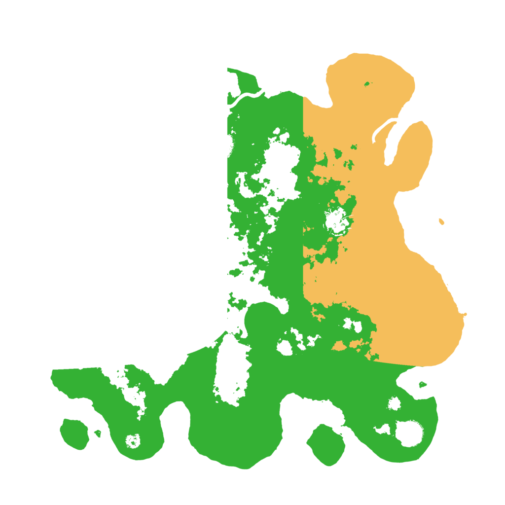 Biome Rust Map: Procedural Map, Size: 3500, Seed: 61696863