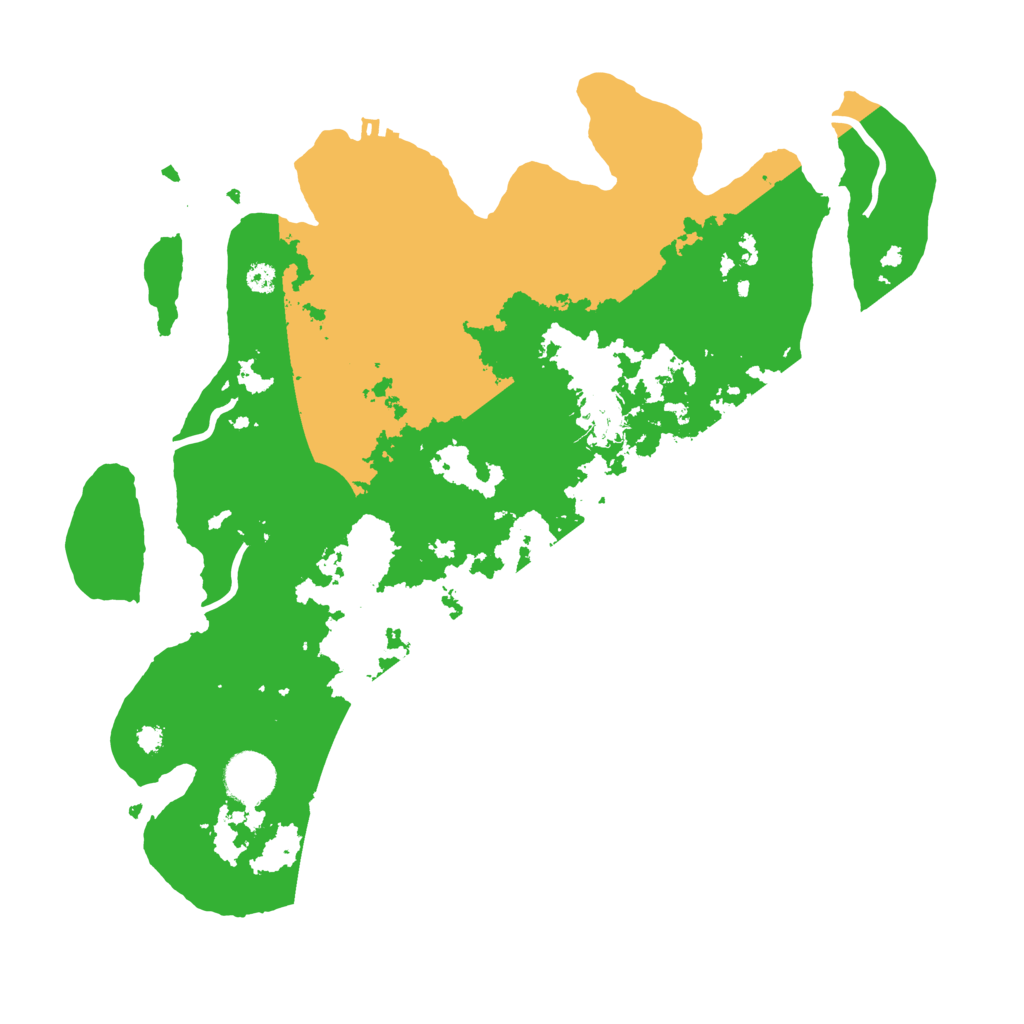 Biome Rust Map: Procedural Map, Size: 3500, Seed: 77484281