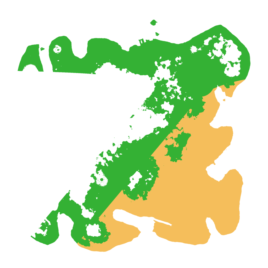 Biome Rust Map: Procedural Map, Size: 3500, Seed: 8814469