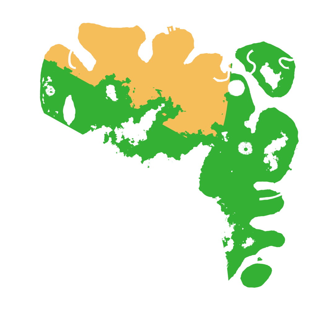 Biome Rust Map: Procedural Map, Size: 3500, Seed: 38872553